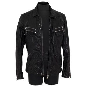 The Kooples Distressed Leather Jacket